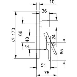 Купить Смеситель для ванны с душем Villeroy & Boch O.Novo O.novo TVS10435300061 в Москве с доставкой Смеситель для ванны с душем Villeroy & Boch O.Novo O.novo TVS10435300061