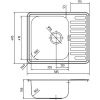 Мойка кухонная IDDIS Strit STR58PDi77