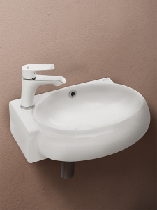 Раковина подвесная 430х290х140 WeltWasser AISBACH 5011 L (10000003874)