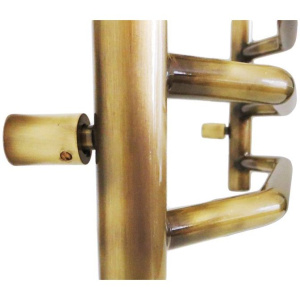 Полотенцесушитель электрический Domoterm Лаура П12 50x98,5, античная бронза, L