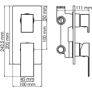 Купить Смеситель для ванны с душем Wasserkraft Abens 2071 С ВНУТРЕННЕЙ ЧАСТЬЮ в Москве с доставкой Смеситель для ванны с душем Wasserkraft Abens 2071 С ВНУТРЕННЕЙ ЧАСТЬЮ