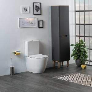 Купить Унитаз-компакт VitrA Sento Rim-Ex 9830B003-7203 с микролифтом в Москве с доставкой Унитаз-компакт VitrA Sento Rim-Ex 9830B003-7203 с микролифтом