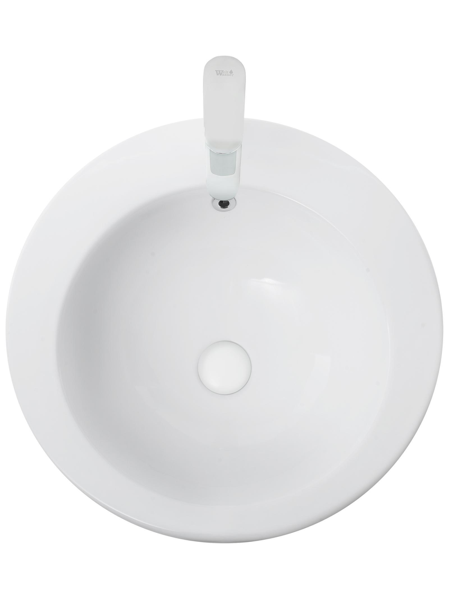 Раковина напольная 380х380х830 мм WeltWasser LEERBACH 3838 GL-WT (10000005489)