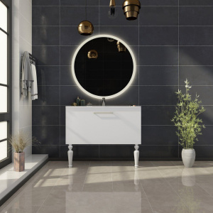 Тумба с раковиной Sanvit Эмми 100 белая