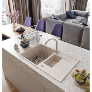 Мойка кухонная Domaci Бьелла DMC-21K бежевая