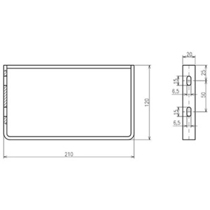 Полотенцедержатель Ravak Classic B14000100P хром