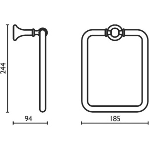 Купить Полотенцедержатель Bagno & Associati Regency RE21392 в Москве с доставкой Полотенцедержатель Bagno & Associati Regency RE21392