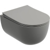 Унитаз подвесной Ceramicanova Modena Rimless CN6063MH, антрацит