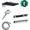 Душевой комплект Hansgrohe Rainmaker Select 460 (3 jet) 24007600 + 26530000 + 28272000 + 15357600