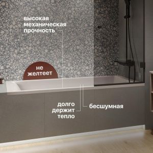 Купить Ванна из искусственного камня STWORKI Ольборг 170x80 см, с ножками в Москве с доставкой Ванна из искусственного камня STWORKI Ольборг 170x80 см, с ножками