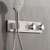Термостатический смеситель Hansgrohe RainSelect 15356400, для душа, белый - хром