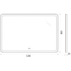 Зеркало BelBagno Marino 120х80 с подсветкой