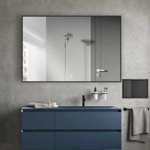 Зеркало Vincea VLM-3VN120B-2 120х80 с подсветкой  и подогревом