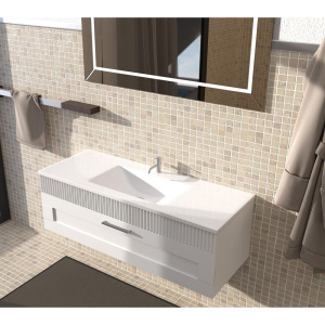 Тумба с раковиной Sanvit Турин 1 120, белая