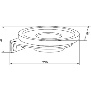 Мыльница IDDIS Noa NOAWTG0i42 белая матовая