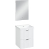 Мебель для ванной STWORKI Ларвик 50, белая матовая