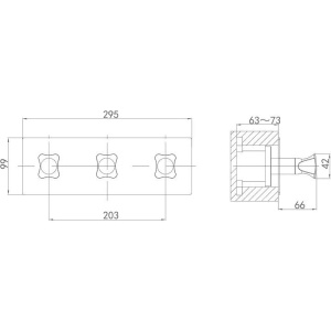 Купить Смеситель для ванны с душем D&K Hessen Grimm DA1384801 С ВНУТРЕННЕЙ ЧАСТЬЮ в Москве с доставкой Смеситель для ванны с душем D&K Hessen Grimm DA1384801 С ВНУТРЕННЕЙ ЧАСТЬЮ
