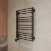 Полотенцесушитель электрический EWRIKA Кассандра Pd 80x50 L, черный матовый