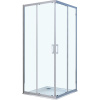 Душевой уголок Vincea Alpha VSS-3AL100CL 100x100, профиль хром, стекло прозрачное