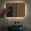 Зеркало Defesto Opti DF 2807SH 80х60 с LED-подсветкой, 4500К, сенсорный выключатель