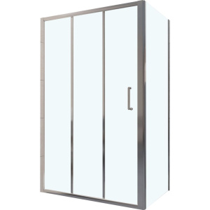 Душевой уголок RGW Passage PA-13+80 см (119-121)x80x195 профиль хром, стекло прозрачное