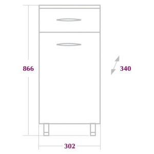 Купить Тумба Onika Каприз 30.17 с 1 ящиком и бельевой корзиной в Москве с доставкой Тумба Onika Каприз 30.17 с 1 ящиком и бельевой корзиной