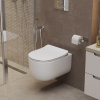 Унитаз подвесной BelBagno Soft BB084CH-TOR безободковый, крышка BB2034SC с микролифтом