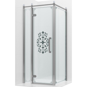 Душевой уголок Ambassador Royal 18015107-L 100х100 см, профиль хром