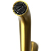 Смеситель для раковины Paini Cox Grip 7GPJ205OLL брашированное золото