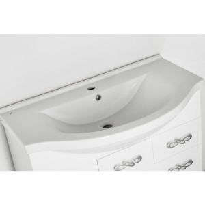 Купить Тумба с раковиной Style Line Венеция 90 белая в Москве с доставкой Тумба с раковиной Style Line Венеция 90 белая