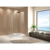 Душевой уголок Cezares Eco ECO-O-R-2-90-C-Cr стекло прозрачное