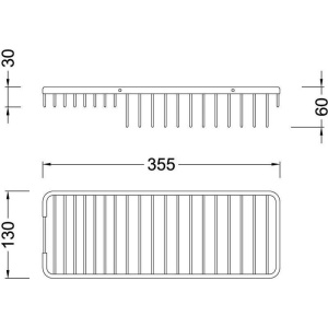 Полка Timo Nelson 160079/02 антик