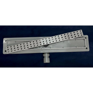 Душевой трап (лоток) CTESI Way Round 600 с решеткой и опорами