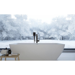 Купить Напольный смеситель для ванны с душем Lemark Bronx LM3744BL черный в Москве с доставкой Напольный смеситель для ванны с душем Lemark Bronx LM3744BL черный