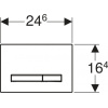 Кнопка смыва Geberit Sigma 50 115.788.21.2 хром