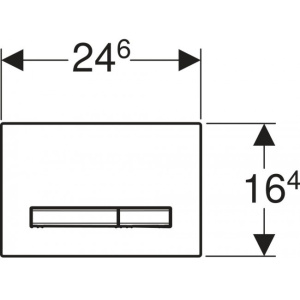 Купить Кнопка смыва Geberit Sigma 50 115.788.21.2 хром в Москве с доставкой Кнопка смыва Geberit Sigma 50 115.788.21.2 хром