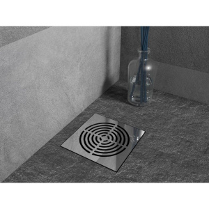 Душевой трап Boheme Smart Design, 15x15 см, хром