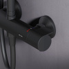 Душевая стойка AM.PM X-Joy F0785A422 черный матовый, с термостатом