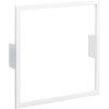 Тумба с раковиной La Fenice Cubo 90 L серая, ручка белая