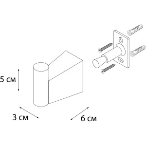 Купить Крючок Fixsen Trend FX-97805 черный, одинарный в Москве с доставкой Крючок Fixsen Trend FX-97805 черный, одинарный