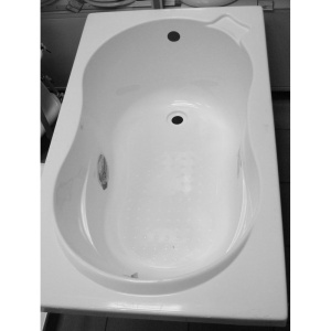 Акриловая ванна Bas Кэмерон 120x70 см, с каркасом