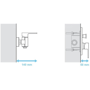 Скрытая часть для смесителя Ravak R-box RB 070.50 X070052