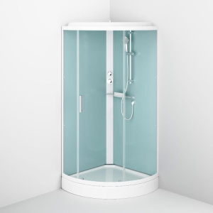 Купить Душевая кабина AM.PM X-Joy W88C-401-090WT с крышей, белый в Москве с доставкой Душевая кабина AM.PM X-Joy W88C-401-090WT с крышей, белый