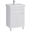 Тумба с раковиной SanStar Модена 50 Модена 50 напольная, белая, раковина Sanita luxe Fest 50