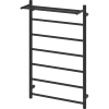 Полотенцесушитель электрический EWRIKA Сафо PN 100х60, с полкой, черный матовый