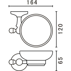Мыльница Art&Max Antic Crystal AM-E-2699ASJ-Do