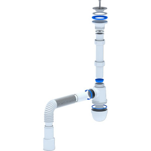 Сифон для раковины АНИ пласт C1015