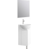 Мебель для ванной Aqwella Porto 45 угловая, белая, фурнитура белая
