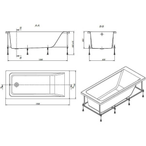 Ванна Roca Easy ZRU9302904 150x70, акрил