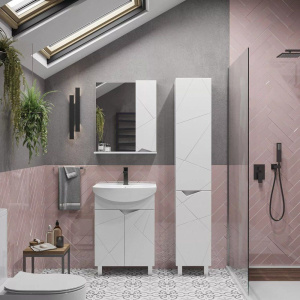 Зеркало SanStar Каскад 60 белое